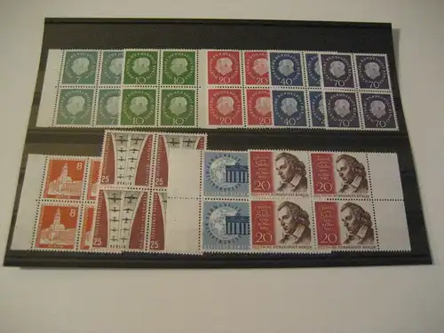 Berlin Jahrgang 1959 Viererblock postfrisch komplett (21863)
