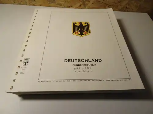 Bund 1969-1984 postfrisch komplett inkl. Lindner Blätter (22103)