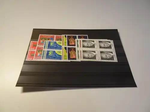 Liechtenstein Jahrgang 1968 Viererblock postfrisch komplett (23046)