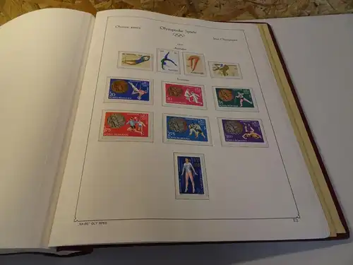 Olympiade 1976 Abosammlung 50 Blatt im Binder (23089)