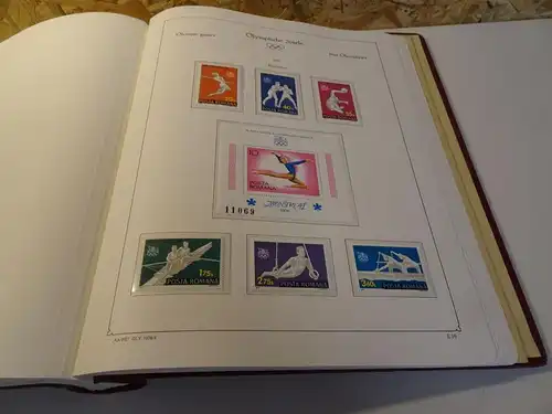 Olympiade 1976 Abosammlung 50 Blatt im Binder (23089)