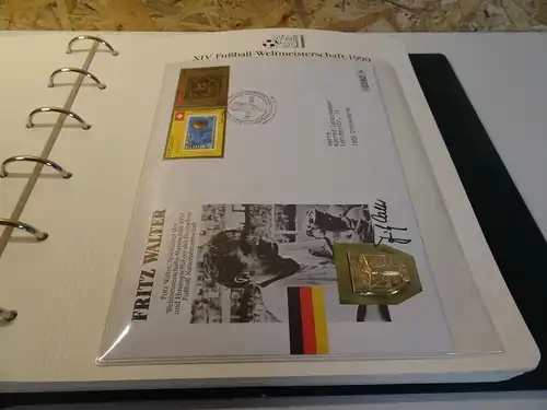 Fußball WM 1990 Abosammlung über 75 Blatt (23085)