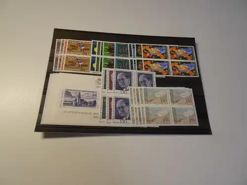 Liechtenstein Jahrgang 1972 Viererblock postfrisch komplett (23050)