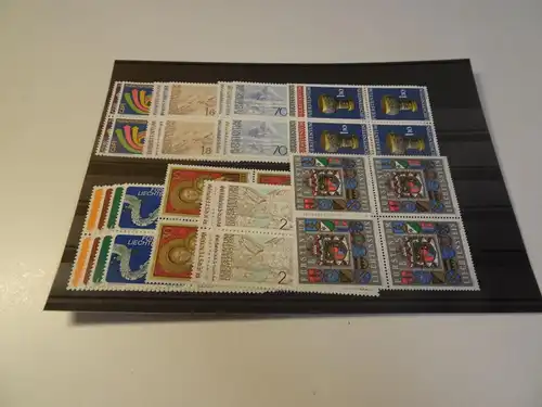 Liechtenstein Jahrgang 1973 Viererblock postfrisch komplett (23051)