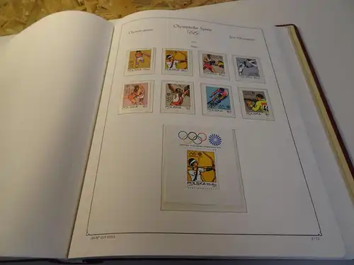 Olympiade 1972 Abosammlung über 50 Blatt (23086)