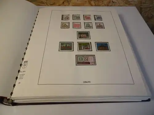 Bund 1965-1982 postfrisch komplett im Vordruck (24513)