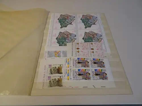 Vatikan Jahrgang 1986 Viererblocks postfrisch komplett (24070H)