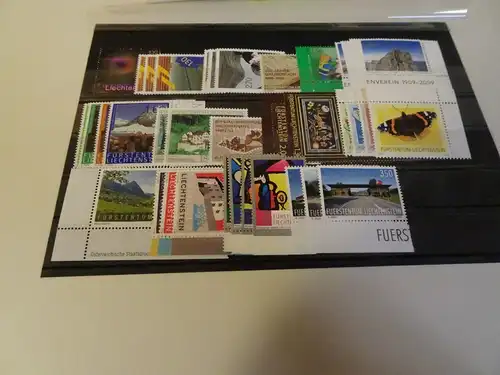 Liechtenstein Jahrgang 2009 postfrisch komplett (24530)