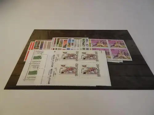 Liechtenstein Jahrgang 1990 Viererblock postfrisch komplett (25615)