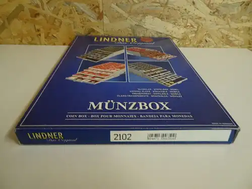 1 Lindner Münzbox Art. 2102 für 20 Münzen 38mm (25788)