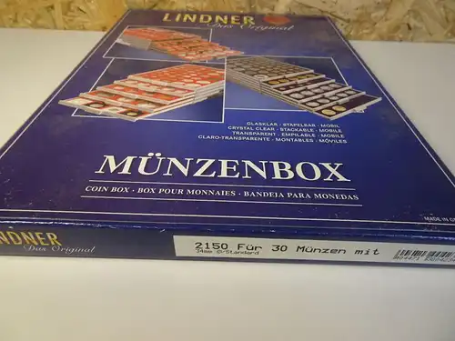 1 Lindner Münzbox Art. 2150 für 30 Münzen 34mm (25792)