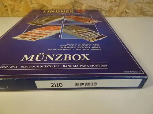 1 Lindner Münzbox Art. 2110 für 24 Münzen 32,5mm (25799)