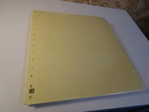 25 Stück Safe Dual Blankoblätter Art. 512, 513, 518 gelbe Folien (25997)