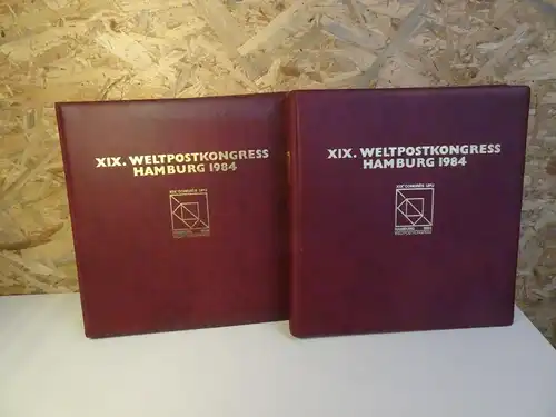 2 Bände UPU Weltpostkongress Hamburg 1984 (26039)