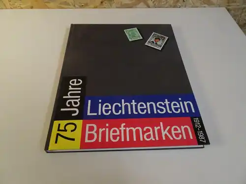 75 Jahre Lichtenstein Briefmarken 1912-1987 Buch (26366)