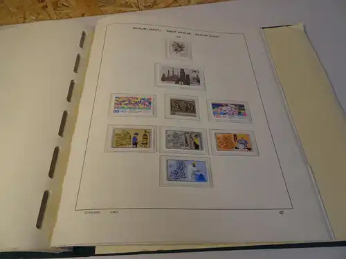 Berlin 1955-1990 postfrisch komplett inkl. Schaubek Vordruck (26475)