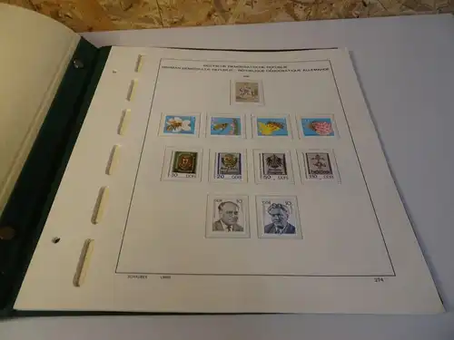 DDR 1970-1990 postfrisch komplett inkl. Schuber (26474)