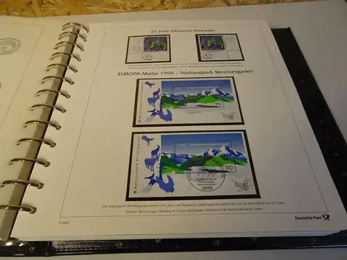 Bund 1998-2000 ** und o fast komplett (ohne Selbstklebende) inkl. Deutschland Plus (26608)