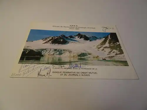 G.R.E.A. Antarktis Heft mit Unterschriften (26843)