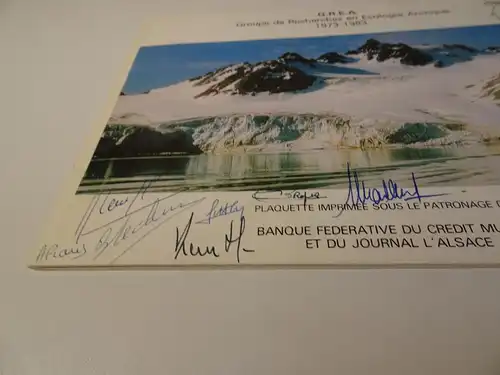 G.R.E.A. Antarktis Heft mit Unterschriften (26843)