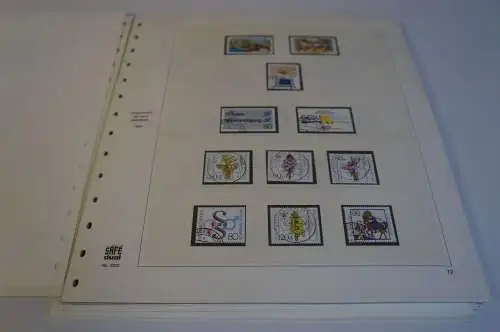Bund 1981-1989 gestempelt inkl. Safe Dual (27300)