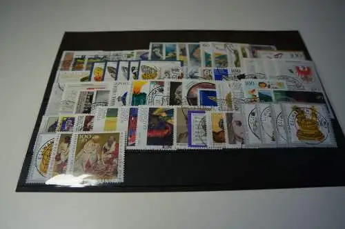 Bund Jahrgang 1992 Ortsstempel komplett inkl. Extras (27308)