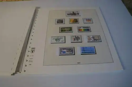 Bund Jahrgang 1980-1989 postfrisch komplett inkl. Lindner T (27526)