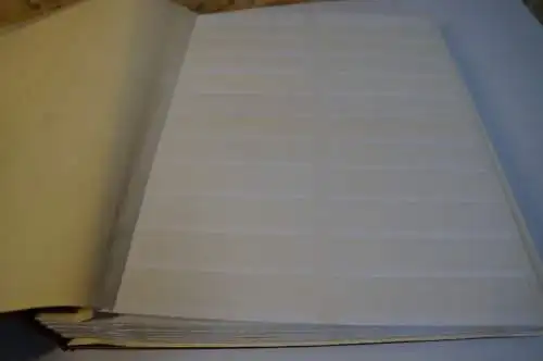 Schaubek Schraubdecke mit 25 weißen Albenseiten 11 Streifen (27820)