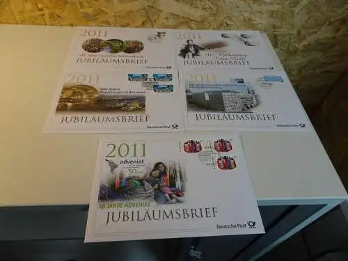Bund Jubiläumsbriefe 2011 komplett (20429H)