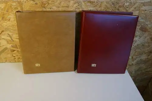 2 Safe Variant Alben in rot und braun mit 100 Hüllen 863 (27921)