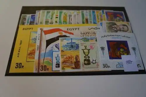 Ägypten Jahrgang 1987 postfrisch komplett (28012)