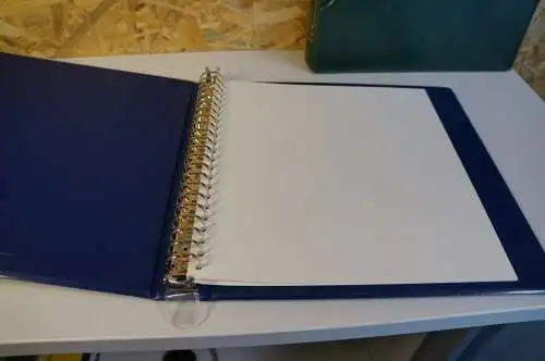 2 Marini Binder blau/grün (28115)