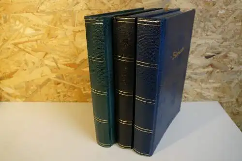 3 Einsteckbücher 60 schwarzen Seiten in versch. Farben (28219)