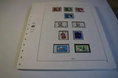 Bund 1975-1989 postfrisch komplett inkl. Safe falzlos Vordruck (28261)