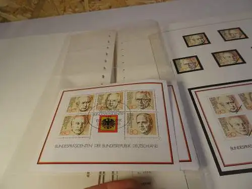 Bund 1980-1989 postfrisch + gestempelt komplett inkl. Lindner T (26742)