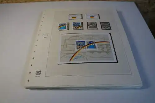 Bund 1991-1997 postfrisch komplett inkl. Safe Dual Vordruck (28262)