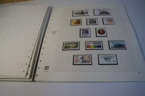 Bund 1975-1989 postfrisch komplett inkl. Safe falzlos Vordruck (28261)