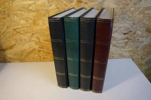 4 Einsteckbücher mit je 60 weißen Seiten verschiedene Farben (28365)