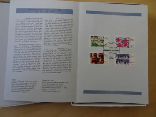 Bund Jahressammlung 1998 gestempelt (4564)