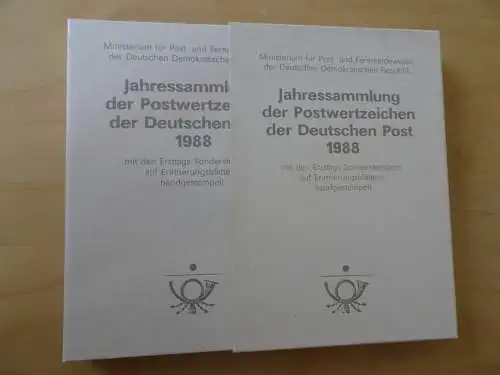 DDR Ersttagsblatt Jahressammlung 1988 (4595)