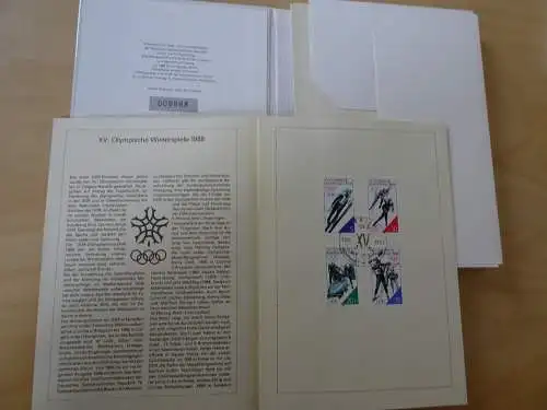 DDR Ersttagsblatt Jahressammlung 1988 (4595)
