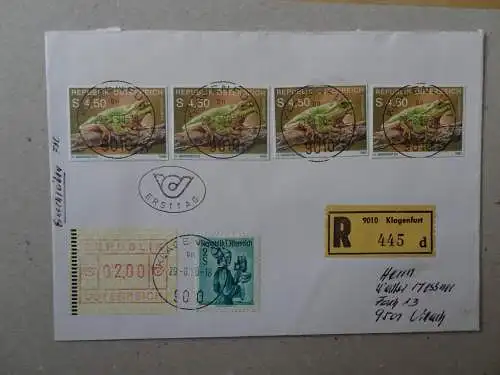 Österreich P505 als Ganzsachenausschnitt verwendet FDC (6260)