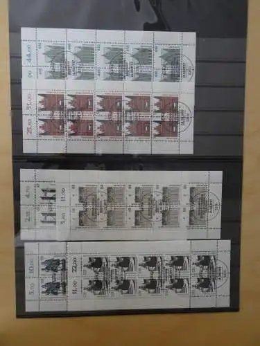 Bund Michel 1932+1934/38 10er Bogen gestempelt Sehenswürdigkeiten (6118)