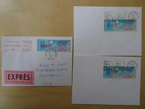 Frankreich ATM 6x 3 FDC Ars sur Formans (6378)