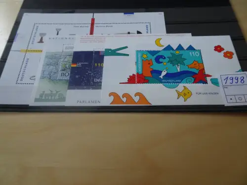 Bund Jahrgang 1998 postfrisch komplett (8173)