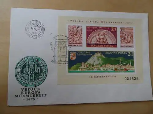 Ungarn Michel Block 115B geschnitten FDC (13270)