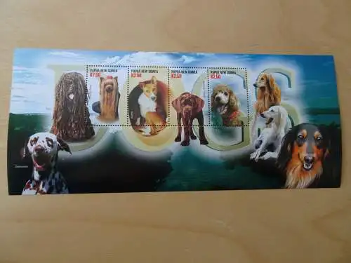 Papua Neuguinea Block 36 Hunde postfrisch (14178H)