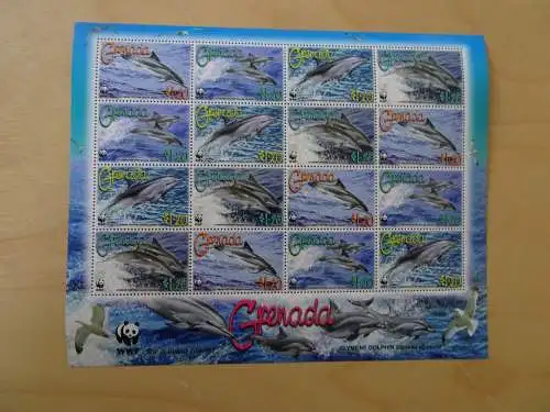 Grenada Michel 5925/28 KB WWF Delphine postfrisch (14197H)