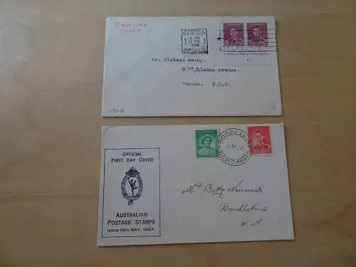 Australien Michel 138, 140 und 142 FDC (11735)