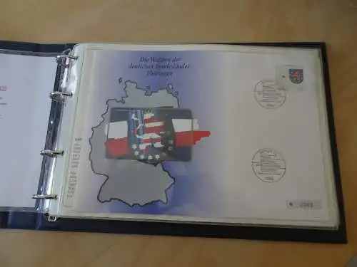 Bund Telefonkarten Briefe Wappen der Bundesländer 9 Stück (14800)